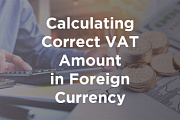 How to calculate correct VAT amount in foreign currency?
